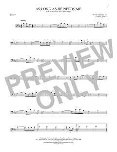 As Long As He Needs Me von Lionel Bart (Download) 