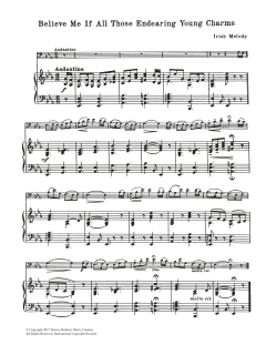 Believe Me If All Those Endearing Young Charms von Traditional (Download) 