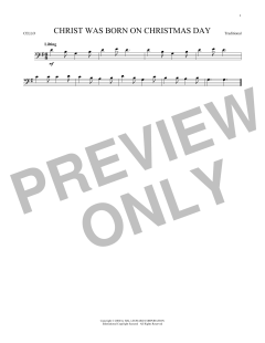 Christ Was Born On Christmas Day von Traditional (Download) 