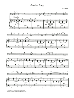 Cradle Song von Johannes Brahms (Download) 