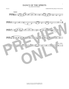 Dance Of The Spirits von Christoph Willibald von Gluck (Download) 