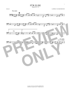 Fur Elise, WoO 59 von Ludwig van Beethoven (Download) 
