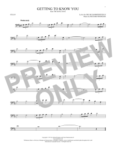 Getting To Know You von Richard Rodgers (Download) 