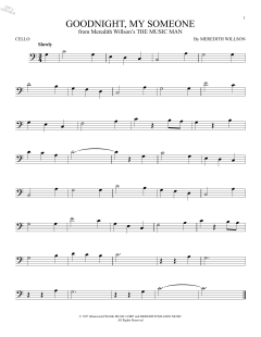 Goodnight, My Someone von Meredith Willson (Download) 