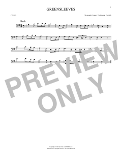 Greensleeves von Traditional English (Download) 