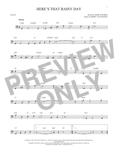 Here's That Rainy Day von Jimmy van Heusen (Download) 