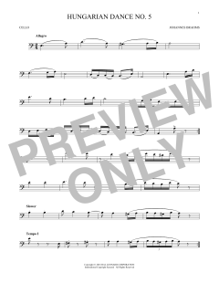 Hungarian Dance No. 5 von Johannes Brahms (Download) 