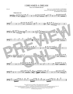 I Dreamed A Dream von Claude-Michel Schönberg (Download) 