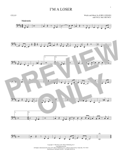 I'm A Loser von The Beatles (Download) 