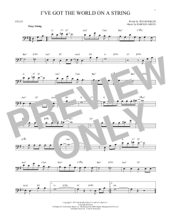 I've Got The World On A String von Dick Hyman (Download) 