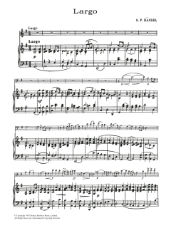 Largo In G von Georg Friedrich Händel (Download) 