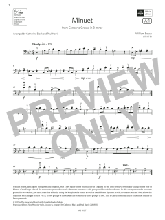 Minuet von William Boyce (Download) 