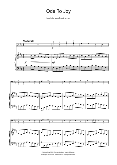 Ode To Joy from Symphony No. 9, Fourth Movement von Ludwig van Beethoven (Download) 