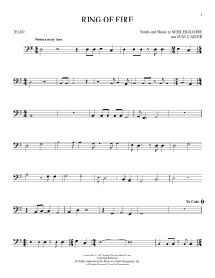 Ring Of Fire von Johnny Cash (Download) 