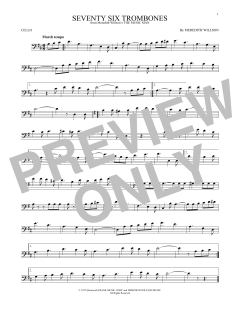 Seventy Six Trombones von Meredith Willson (Download) 