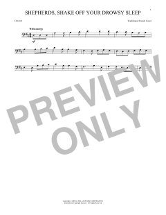 Shepherds, Shake Off Your Drowsy Sleep von Traditional French Carol (Download) 
