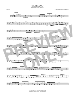 Siciliano von Johann Sebastian Bach (Download) 