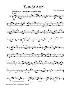 Song For Ainola von Bryce Dessner (Download) 