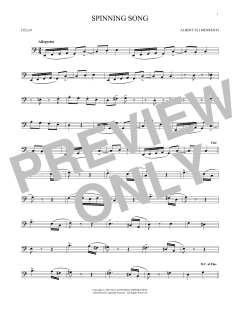 Spinning Song von Albert Ellmenreich (Download) 