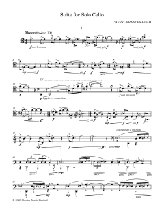 Suite for Solo Cello von Cheryl Frances-Hoad (Download) 