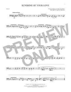 Sunshine Of Your Love von Cream (Download) 