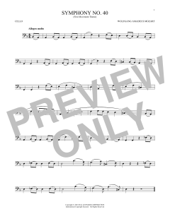 Symphony No. 40 In G Minor, First Movement Excerpt von Wolfgang Amadeus Mozart (Download) 