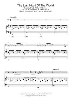 The Last Night Of The World von Alain Boublil (Download) 