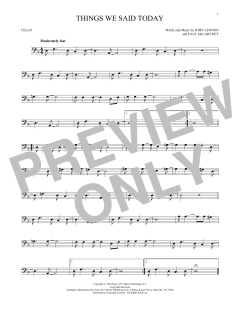 Things We Said Today von The Beatles (Download) 