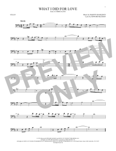 What I Did For Love von Edward Kleban (Download) 