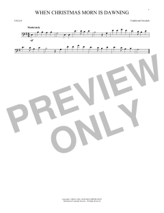 When Christmas Morn Is Dawning von Traditional Swedish (Download) 