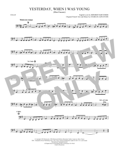 Yesterday, When I Was Young von Roy Clark (Download) 