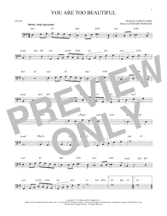 You Are Too Beautiful von Richard Rodgers (Download) 