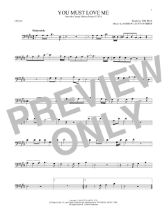 You Must Love Me von Madonna (Download) 