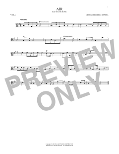 Air von George Frideric Handel (Download) 