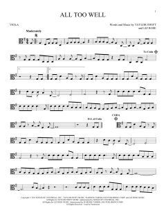 All Too Well von Taylor Swift (Download) 