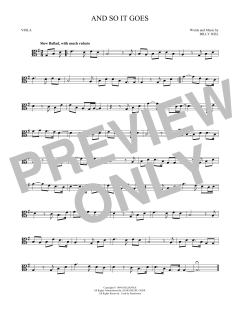 And So It Goes von Billy Joel (Download) 