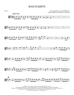 Bad Habits von Ed Sheeran (Download) 