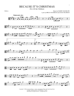 Because It's Christmas von Barry Manilow (Download) 