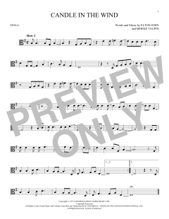 Candle In The Wind von Elton John (Download) 