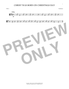 Christ Was Born On Christmas Day von Traditional (Download) 