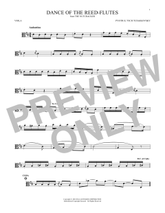 Dance Of The Reed Flutes, Op. 71a von Pyotr Il'yich Tchaikovsky (Download) 