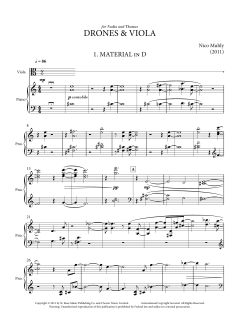 Drones And Viola von Nico Muhly (Download) 