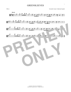 Greensleeves von Traditional English (Download) 