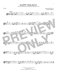 Happy Holiday von Irving Berlin (Download) 