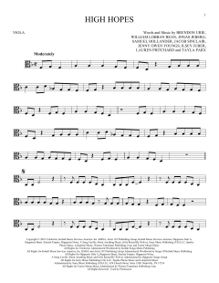 High Hopes von Panic! At The Disco (Download) 