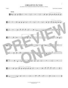 I Believe In You von Frank Loesser (Download) 