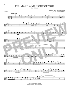 I'll Make A Man Out Of You von David Zippel (Download) 