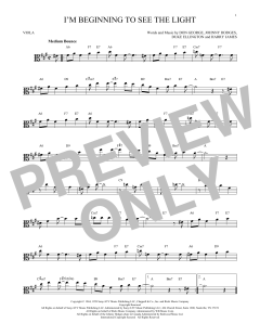 I'm Beginning To See The Light von Don George (Download) 