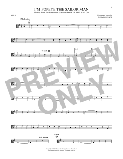 I'm Popeye The Sailor Man von Sammy Lerner (Download) 