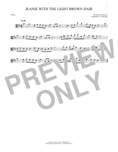 Jeanie With The Light Brown Hair von Stephen C. Foster (Download) 